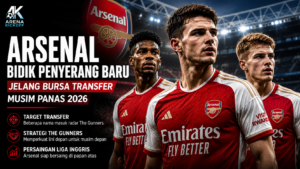 Transfer Arsenal 2026: Arsenal Bidik Penyerang Baru untuk Misi Besar Musim Depan