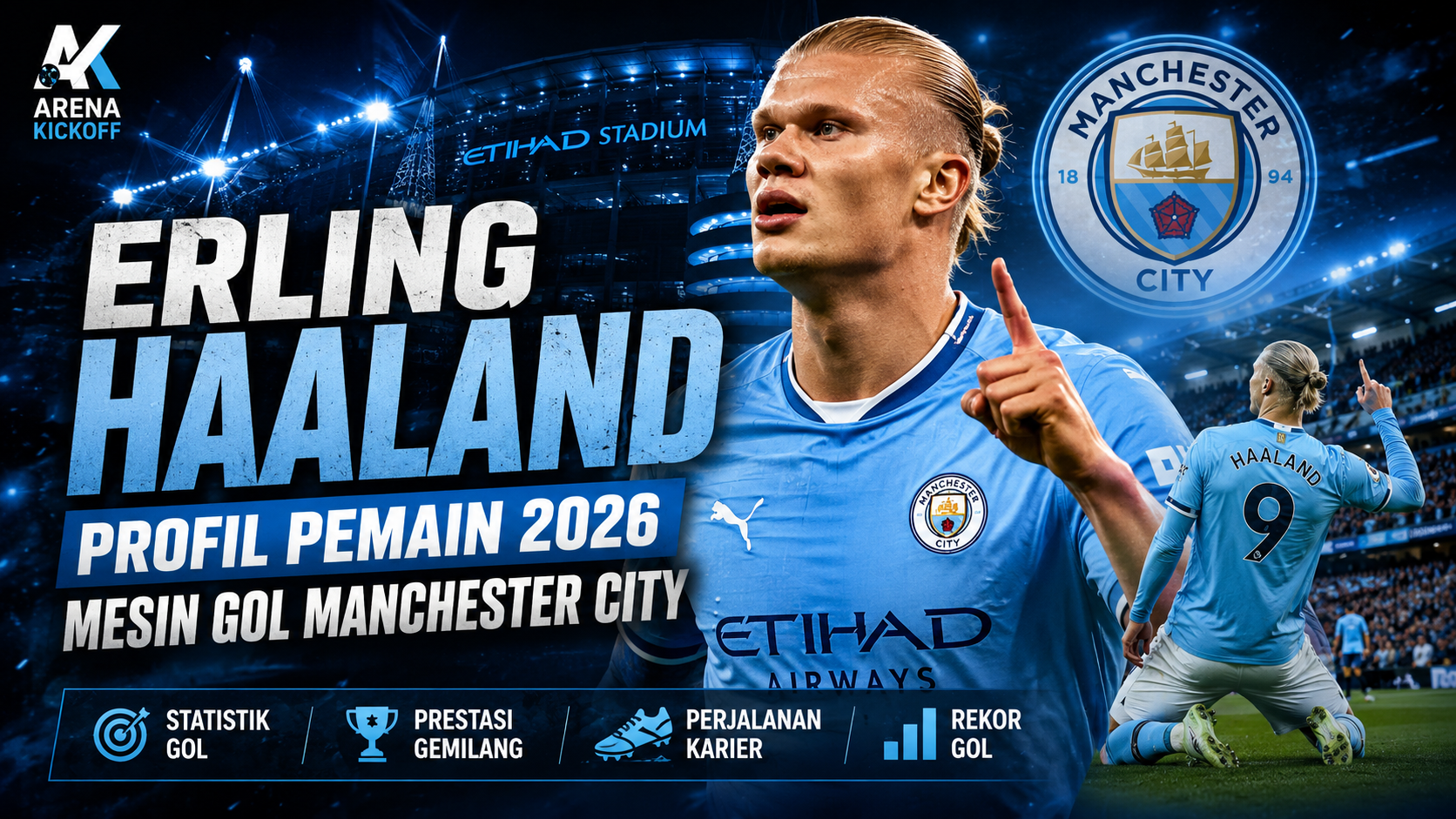 Profil Pemain Erling Haaland 2026