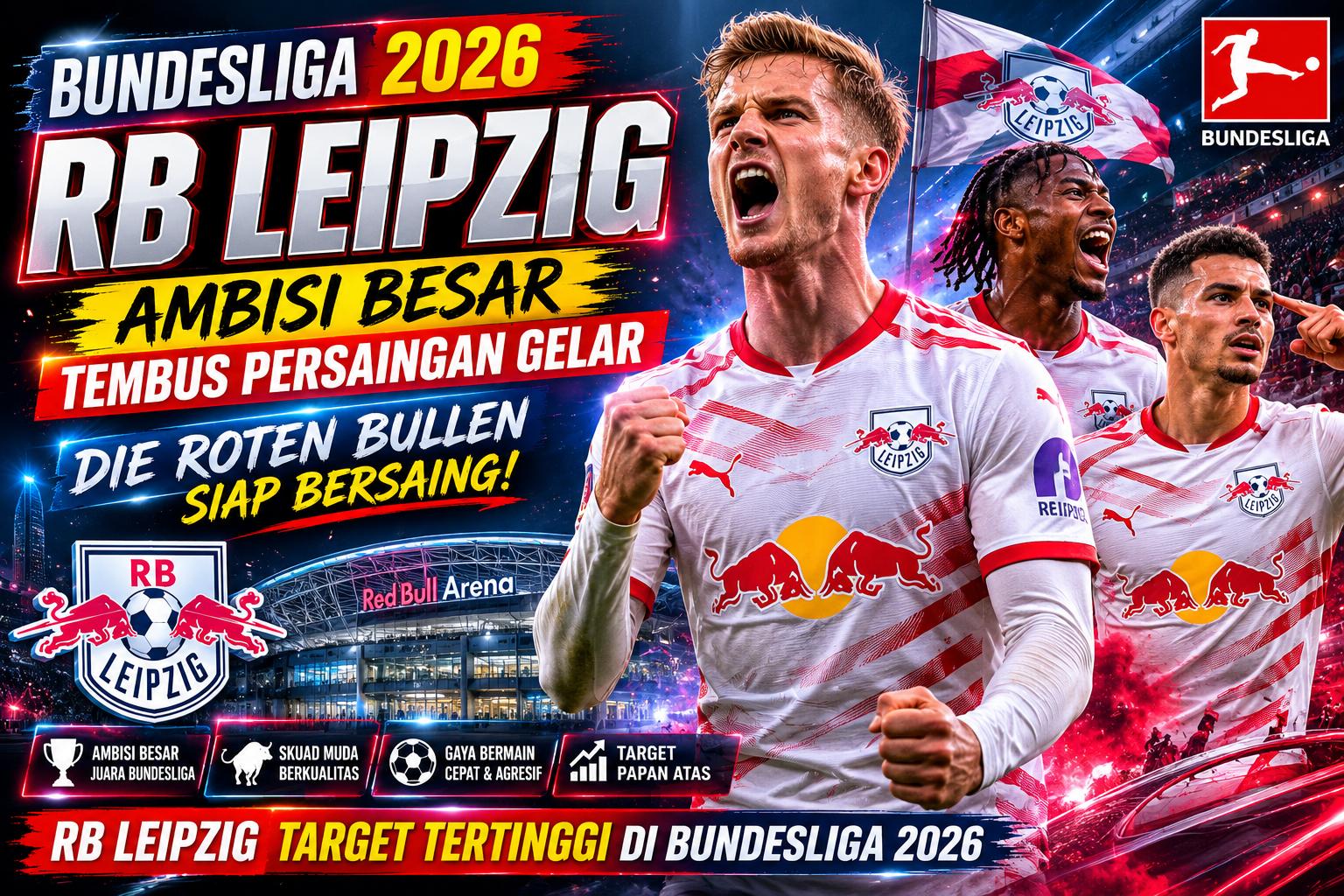 Bundesliga 2026 RB Leipzig Ambisi Besar Menembus Persaingan Gelar