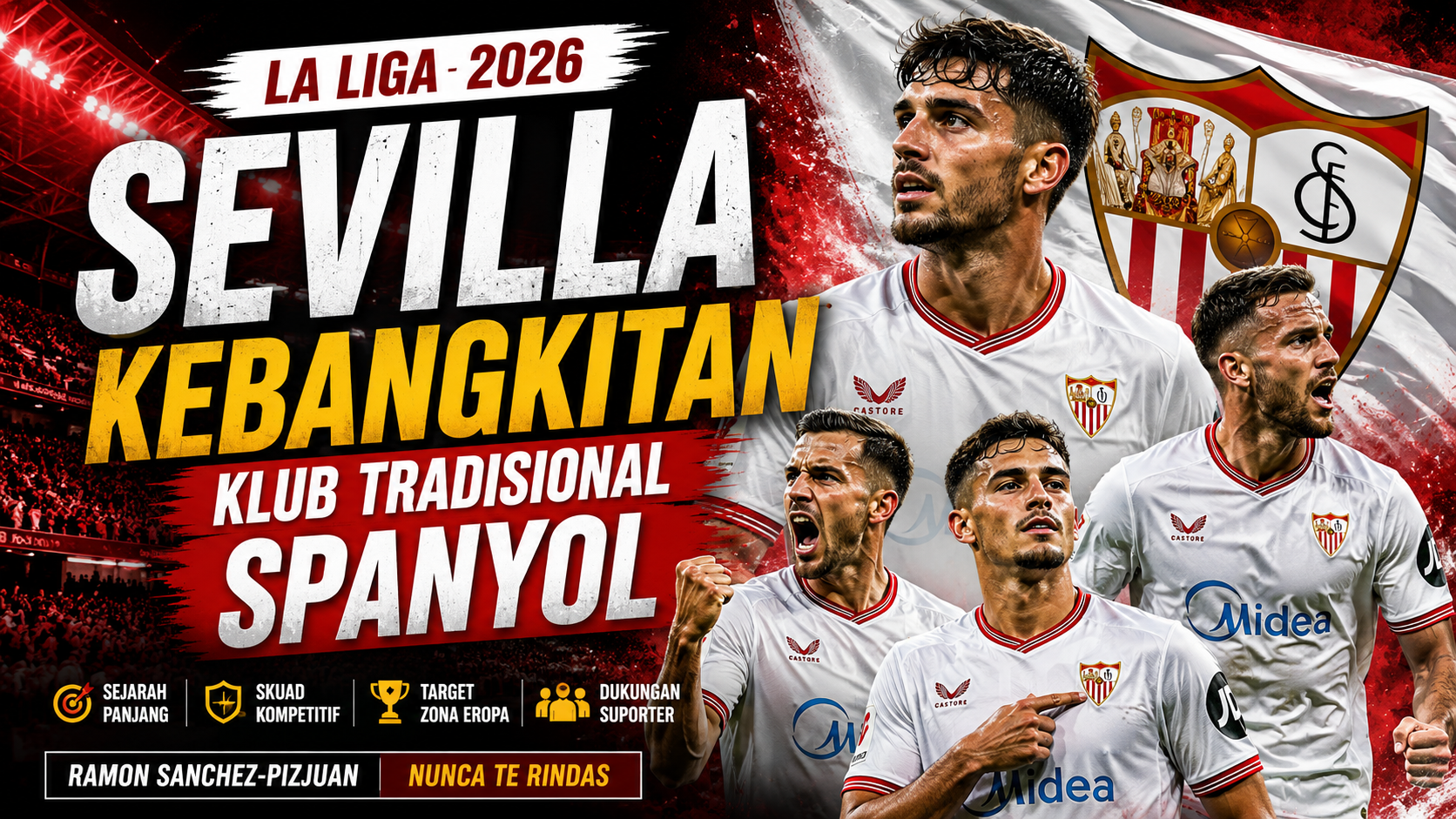 La Liga 2026 Sevilla berusaha bangkit kembali bersaing di papan atas Liga Spanyol
