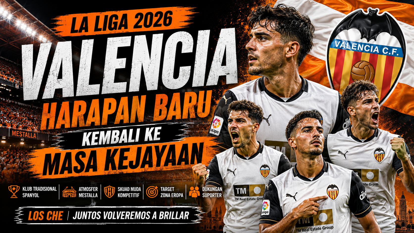 La Liga 2026 Valencia berupaya kembali ke masa kejayaan Liga Spanyol