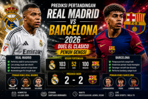 Prediksi Pertandingan Real Madrid vs Barcelona 2026: Duel El Clasico Penuh Gengsi