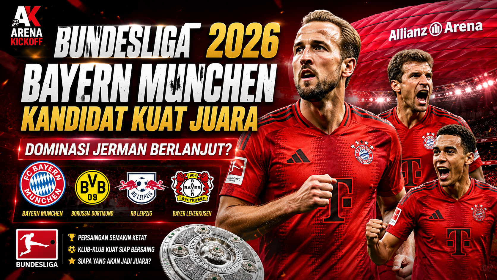 Bundesliga 2026 Bayern Munchen Kandidat Kuat Juara