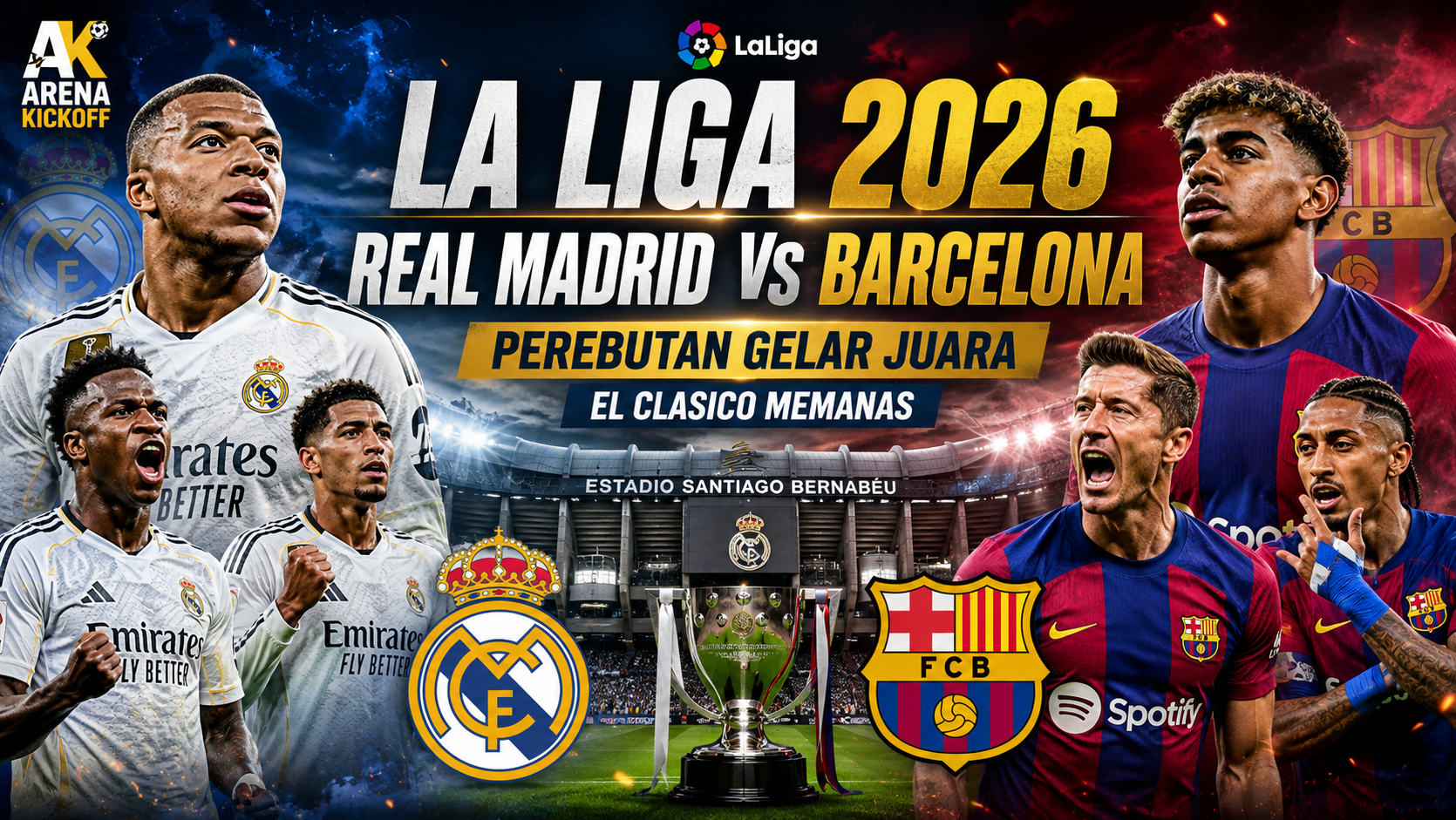 La Liga 2026 Real Madrid vs Barcelona