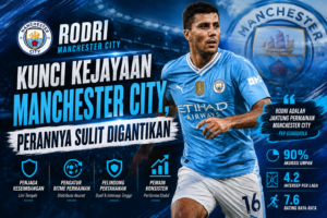 Rodri Jadi Kunci Kejayaan Manchester City, Perannya Sulit Digantikan