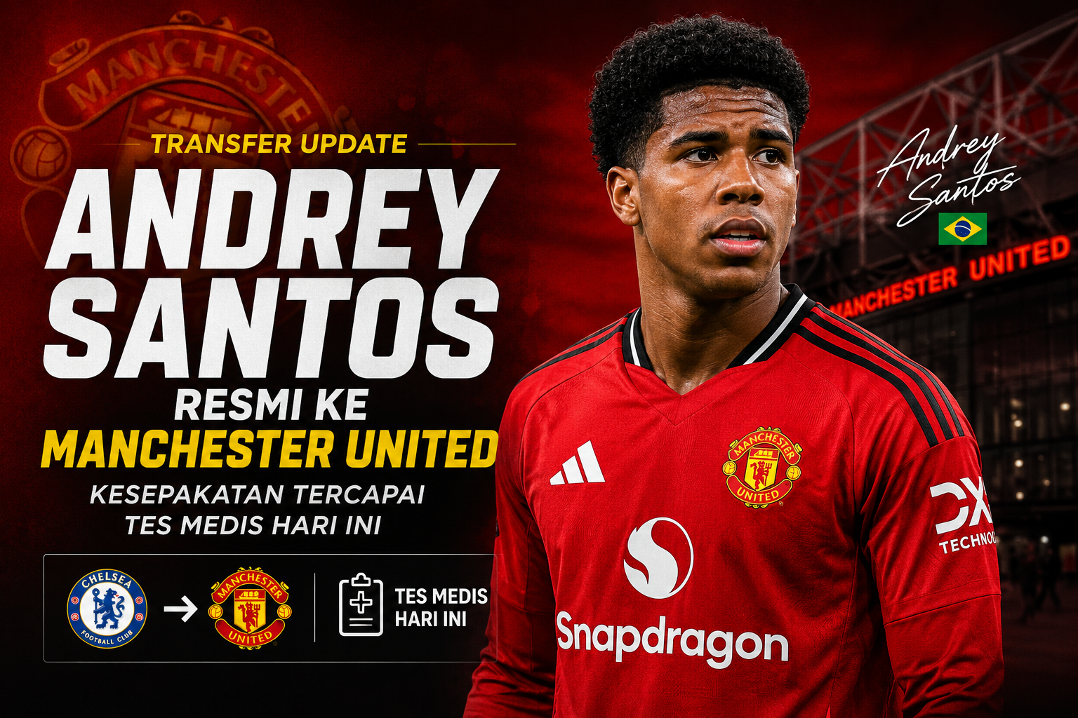 Manchester United Andrey Santos